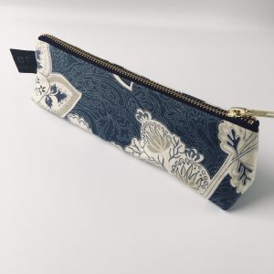 Pencil Case Blue Floral