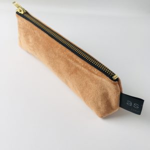 Pencil Case Peach Velvetine