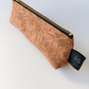 Pencil Case Peach Floral