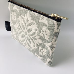 Simple Small Purse Cream & Grey Regal